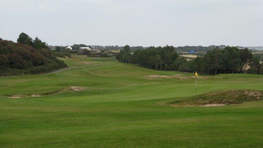 18th hole at Holyhead