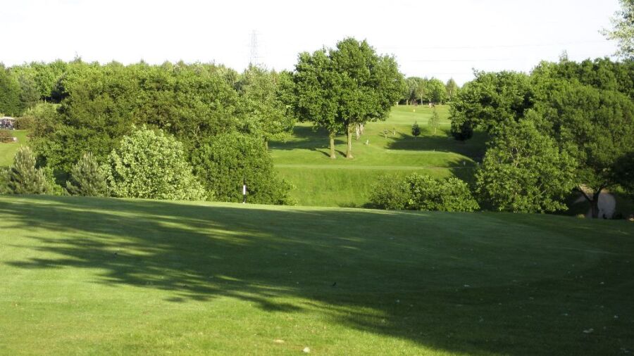 Undulations on the fairway at Bawburgh