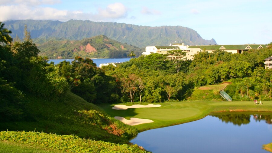 Makai Golf Club at St. Regis Princeville - hole 3