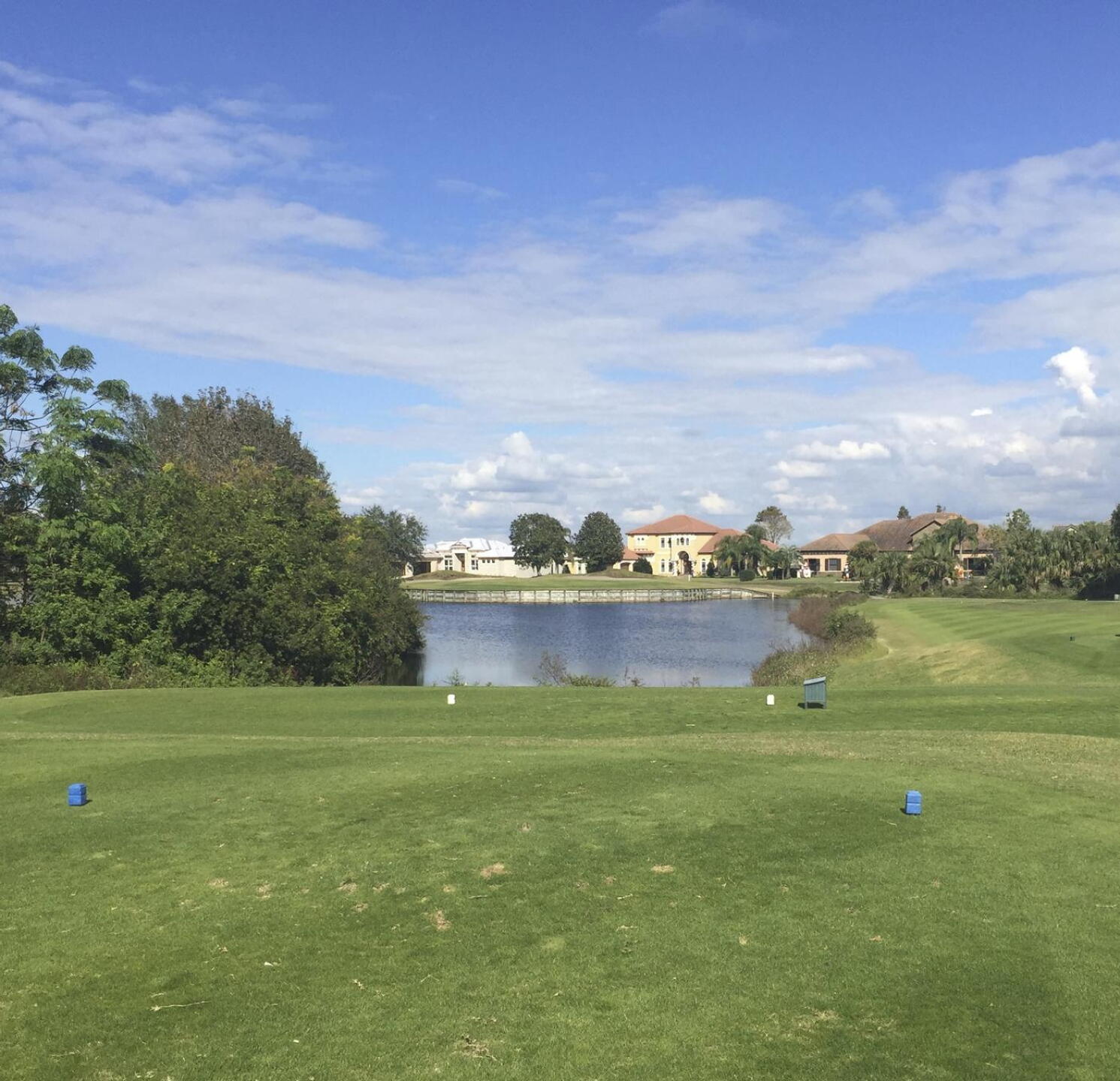 You'll think Sawgrass on this great hole (Photo submitted by rickoberson on 12/15/2020)