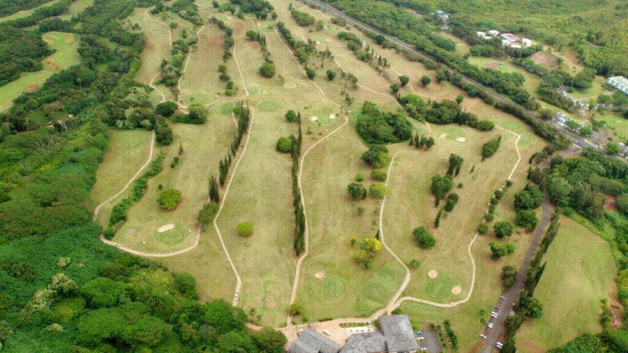 Pali GC: Aerial view
