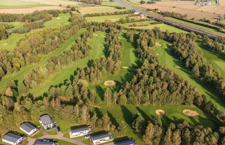 Tydd St Giles GCC: Aerial