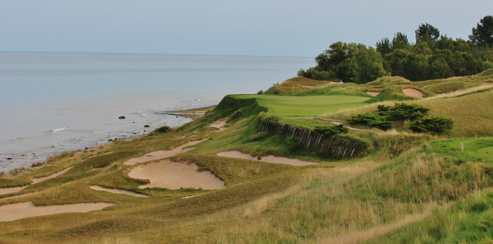 Straits golf course at Whistling Straits - hole 17