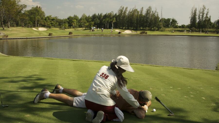 Muang Kaew Golf Club in Bangkok - caddies