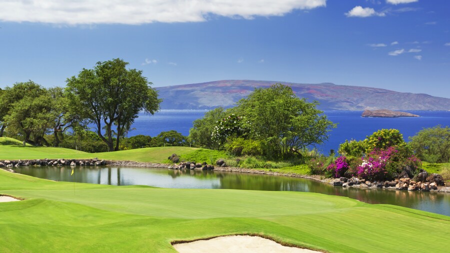 Emerald Course at Wailea Golf Club - hole 17