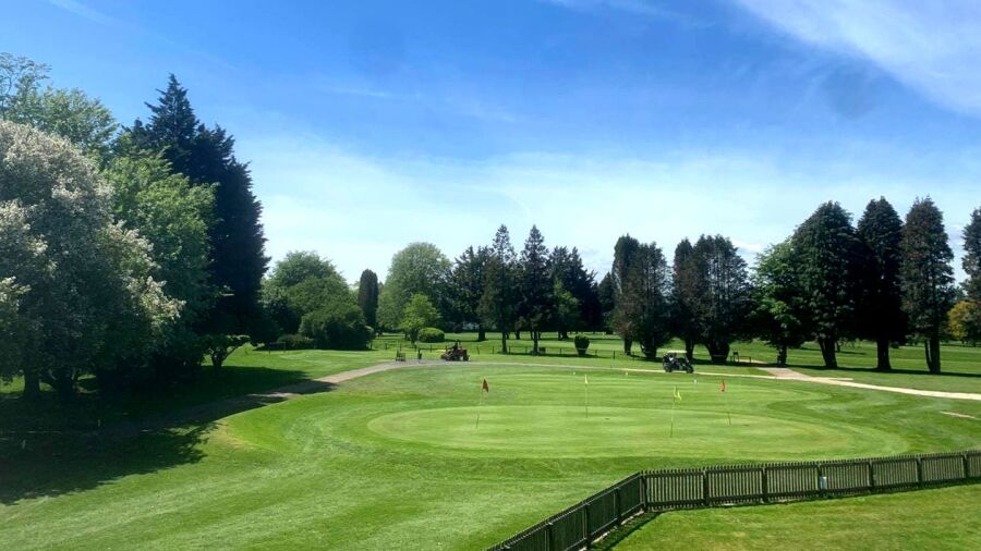 Cricket St. Thomas GC: Practice area