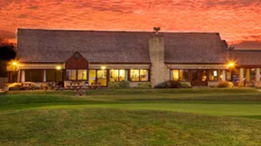 The clubhouse at Elton Furze