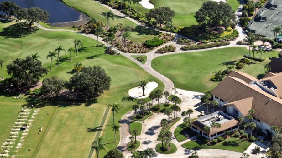 Estero CC: Aerial view