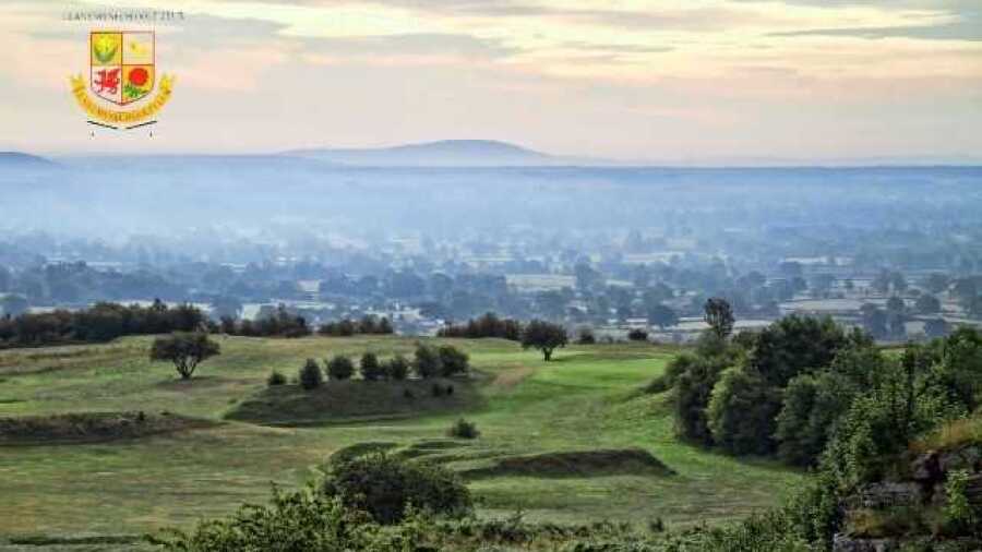Welsh countryside at Llanymynech Golf Club