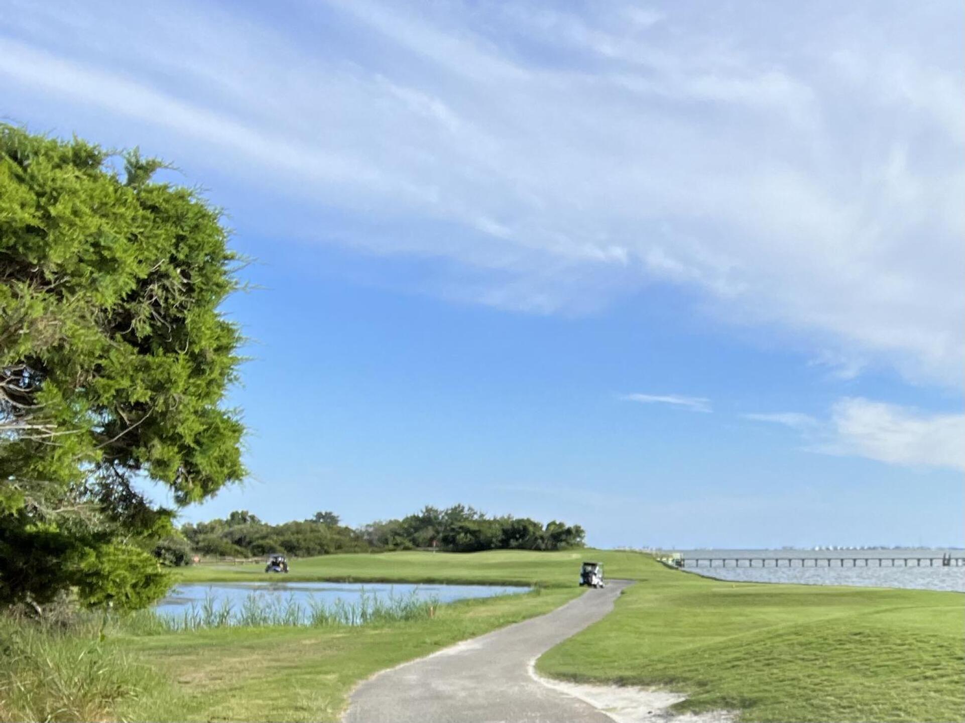 Several holes run along the sound, and make Nags Head a very picturesque course. (Photo submitted by JohnL1848734 on 09/08/2022)