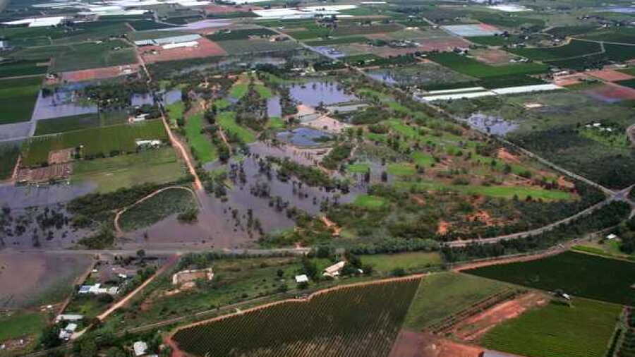 Red Cliffs GC: Aerial view