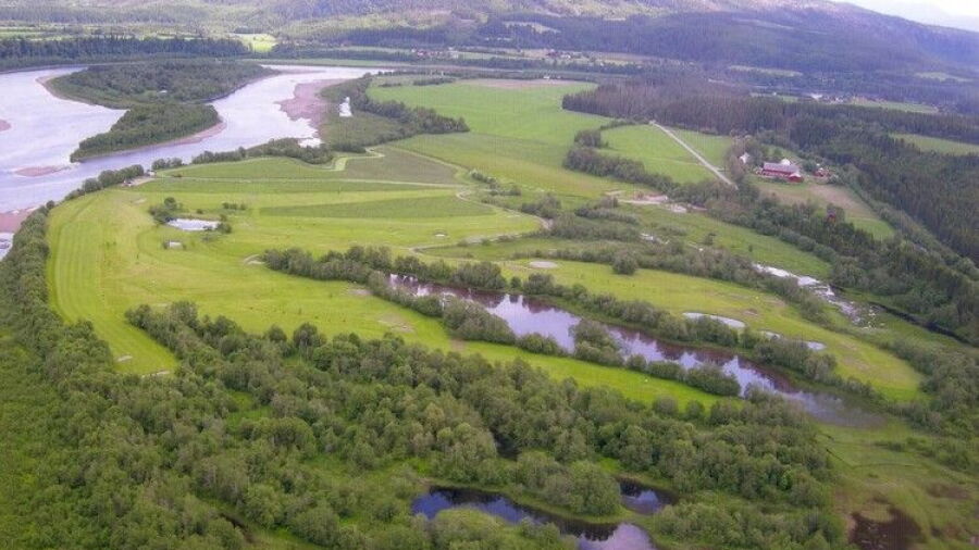 Namdal GC: Aerial view