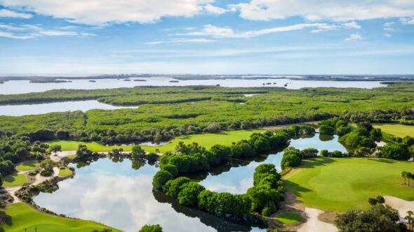 Saltleaf Golf Preserve: Aerial