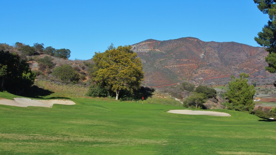 Pala Mesa Resort golf course - hole 17 