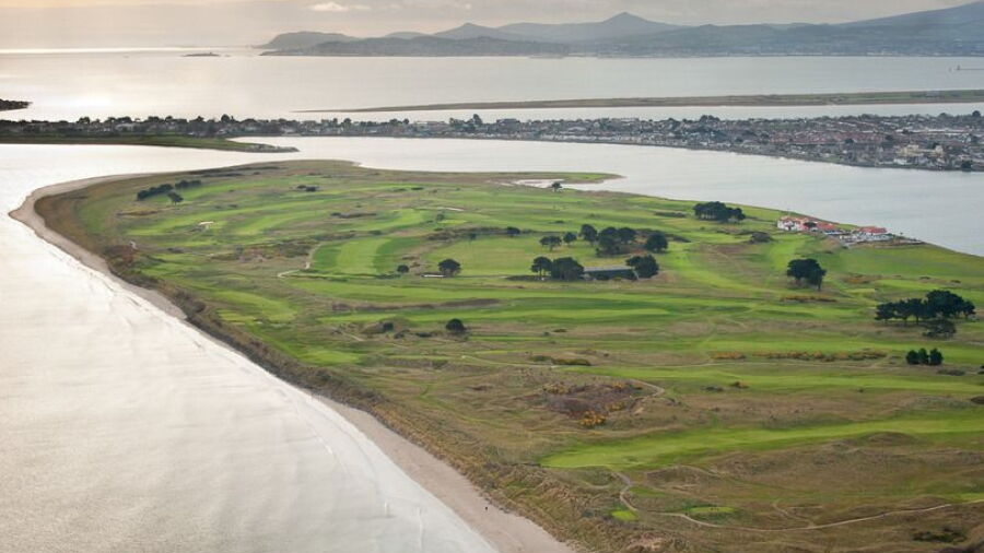 Portmarnock GC: Aerial view