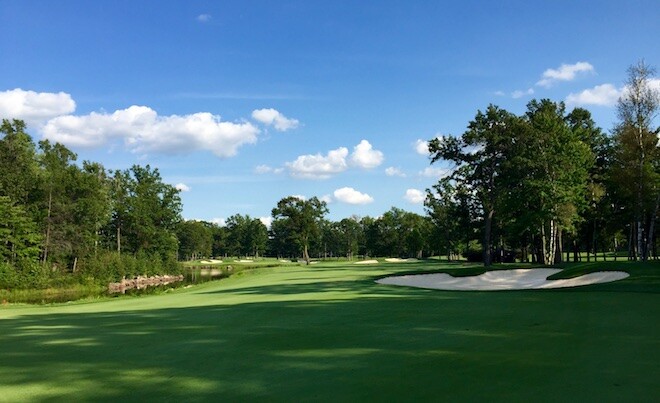 Hit a good tee shot on number five at SentryWorld? Here's what awaits you.