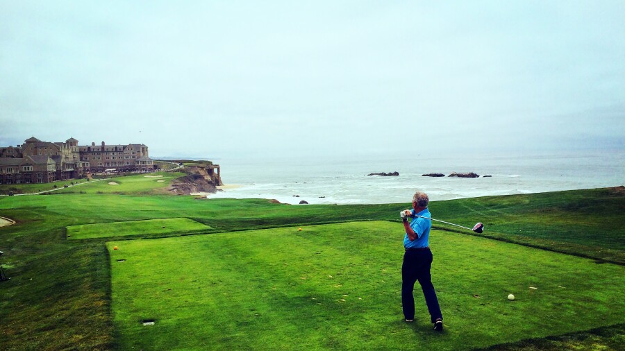 Half Moon Bay Golf Links - Old Course - 18th tee