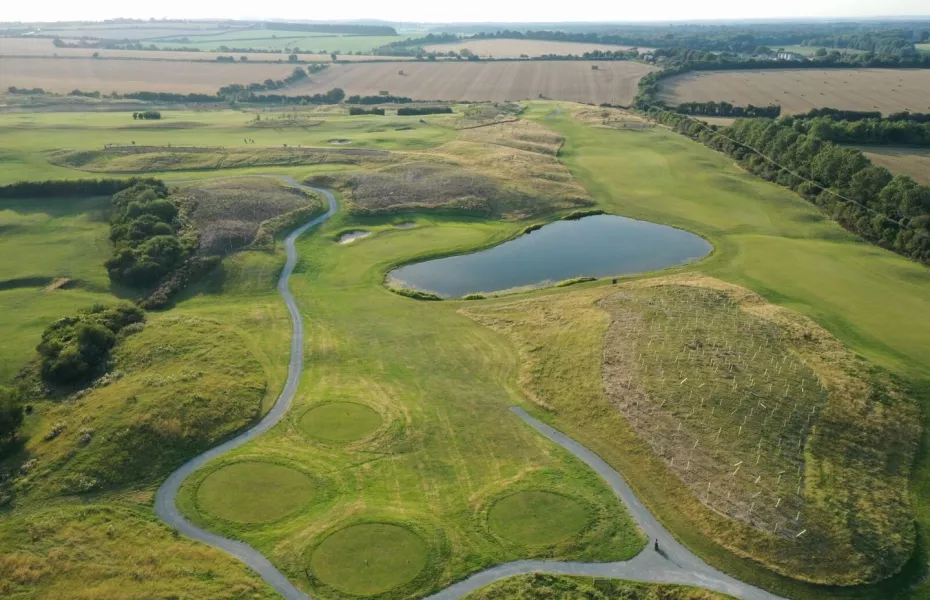 Weybrook Park GC: Aerial