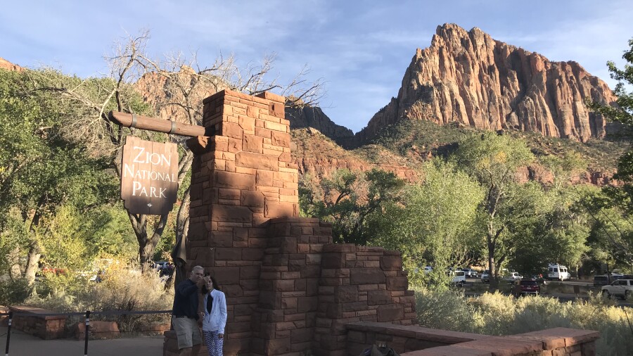 Zion National Park - entrance 