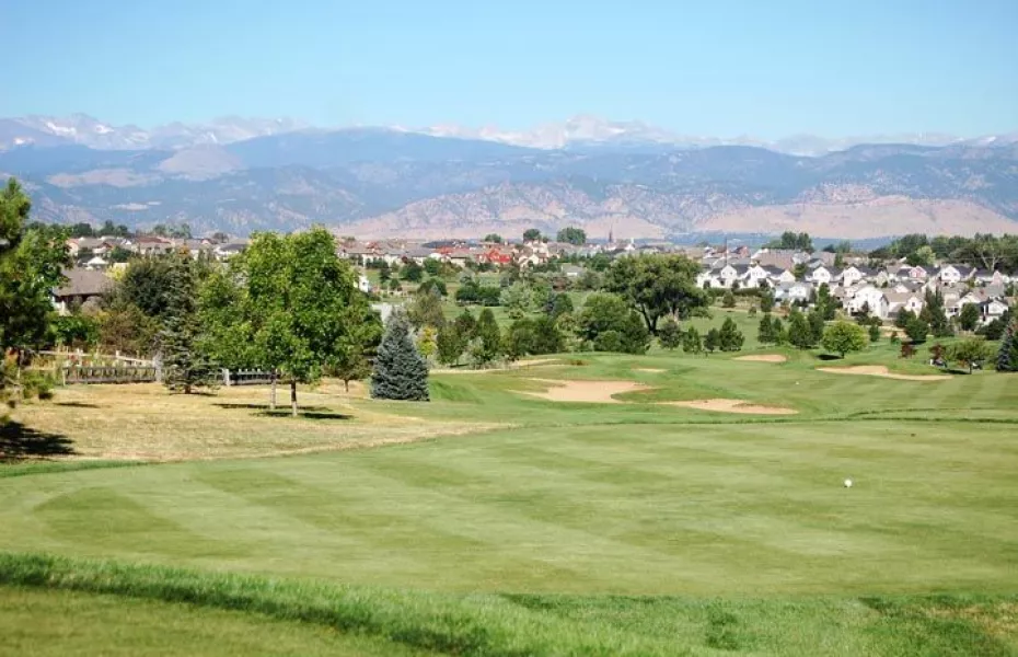 Indian Peaks GC: 18th green