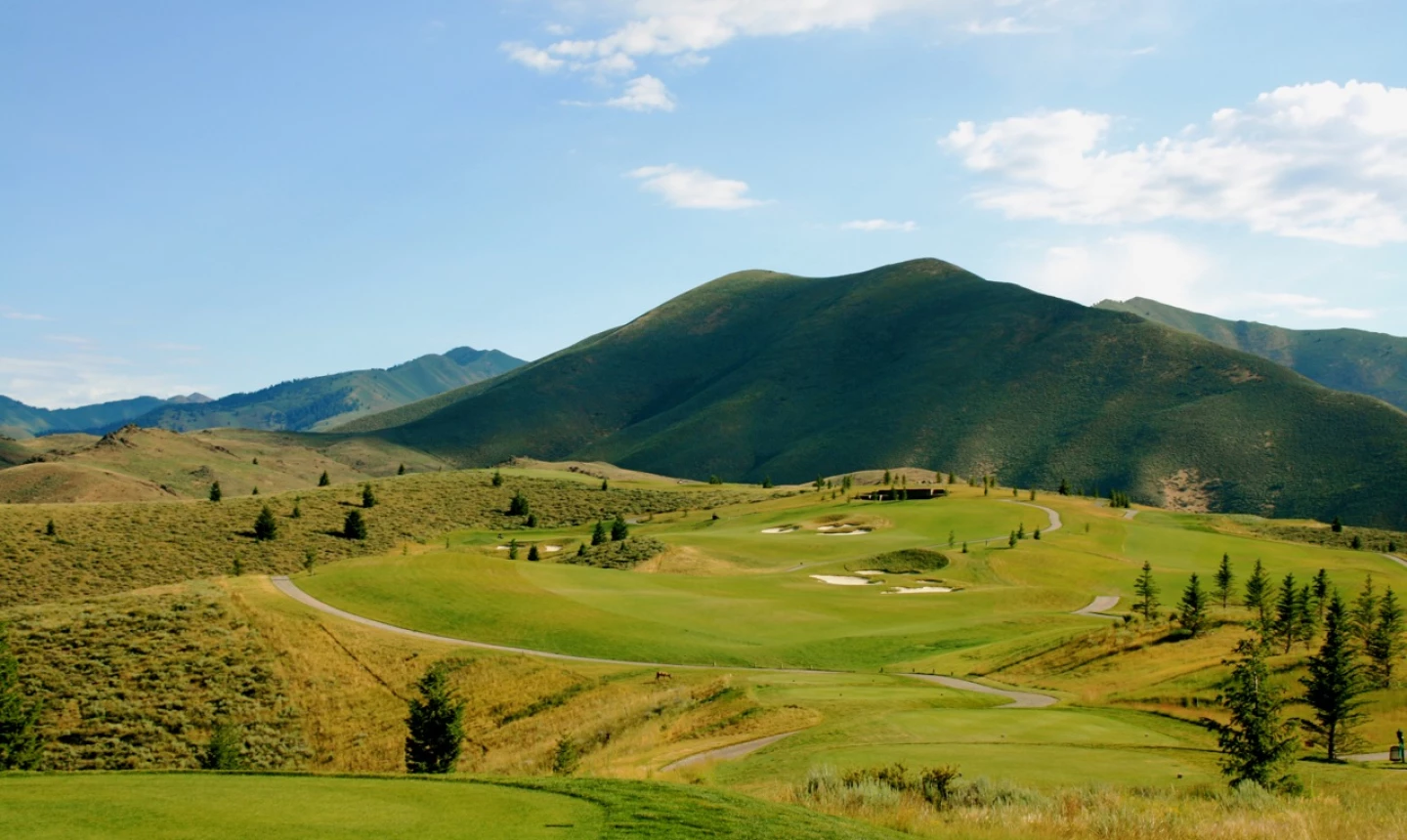 Sun Valley Resort- White Clouds golf course - hole 5