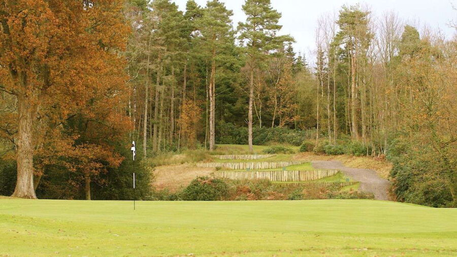 The 9th hole at Remedy Oak