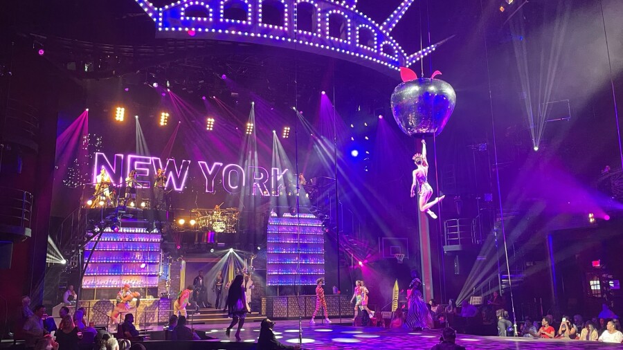 Mad Apple Cirque du Soleil show 