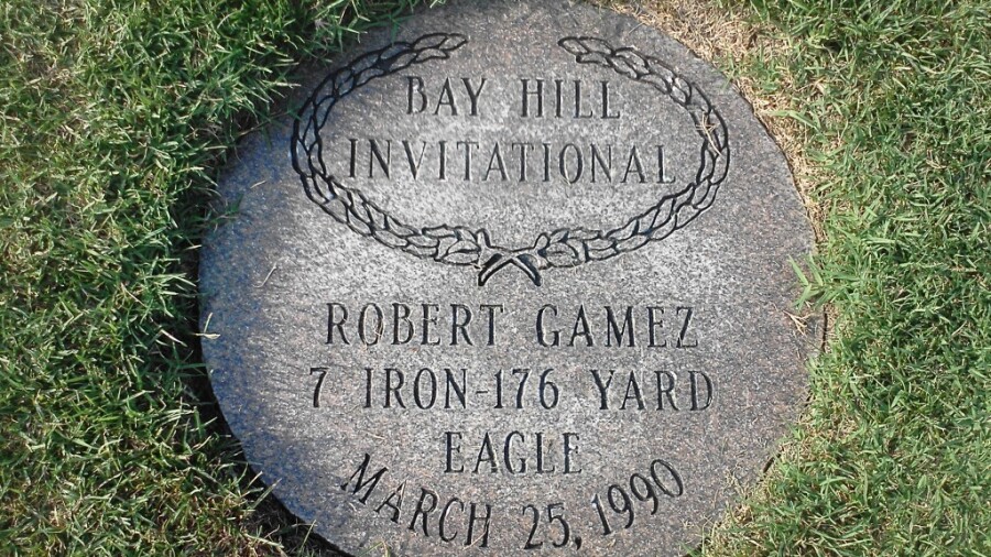 Bay Hill Club & Lodge - Robert Gamez plaque