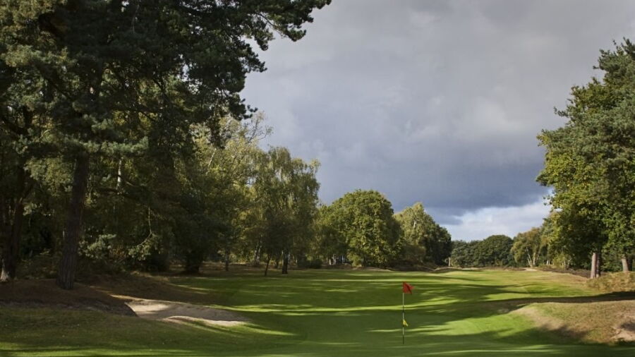 Purdis Heath at Ipswich GC: #9 from the green