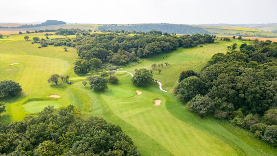 Pyecombe GC: Aerial