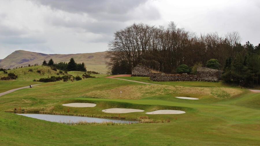 Gleneagles - PGA Centenary golf course - hole 2