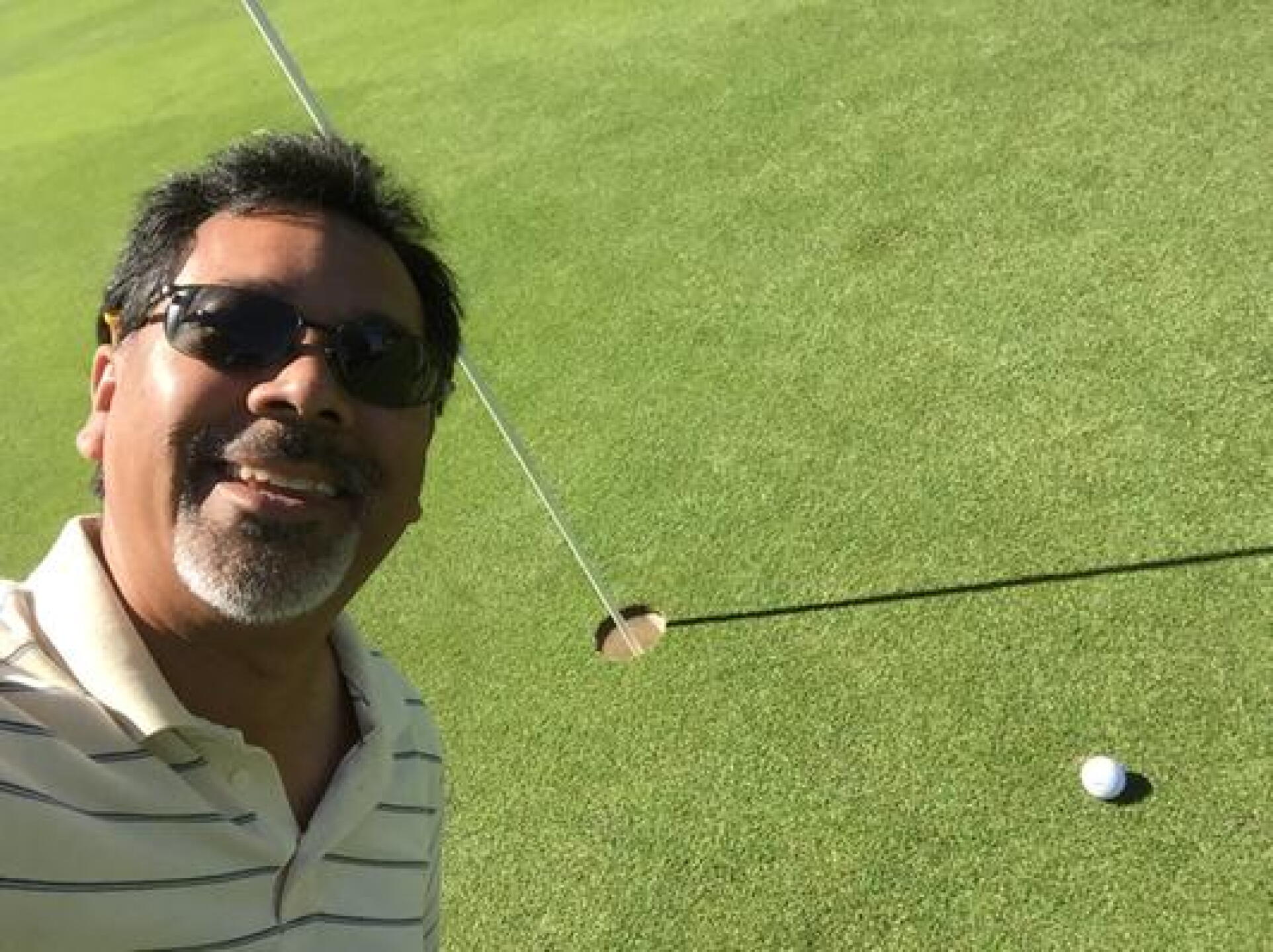 My tee shot on the second hole. It was nice to get a birdie early. (Photo submitted by Napawillie on 03/30/2015)