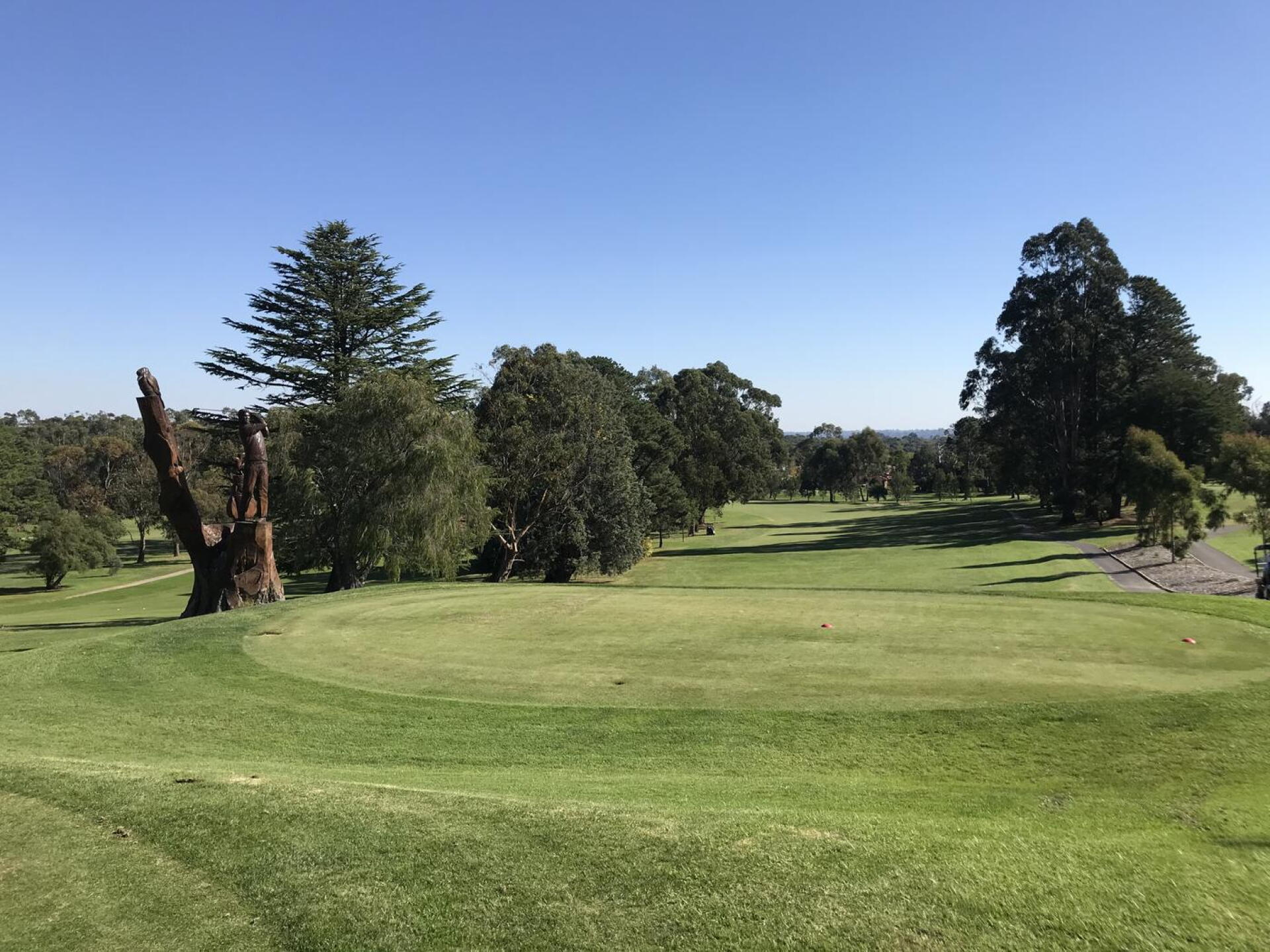 Interesting carving on the 1st! (Photo submitted by theglasseyegolfer on 04/30/2021)