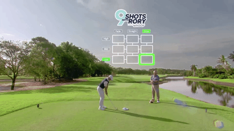 Rory McIlroy 9 Shots