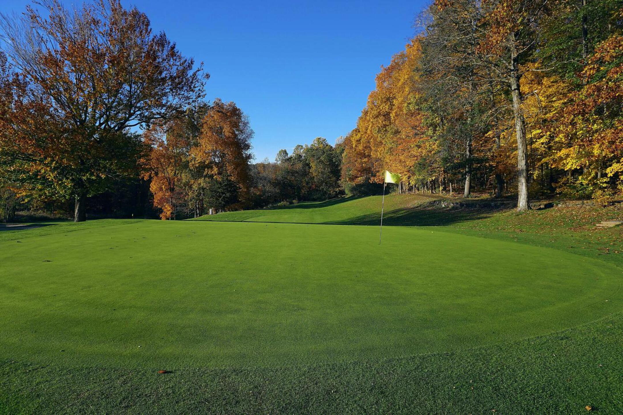 The seventeenth is a handsome but potentially lethal par-3. Avoid missing on the right. (Photo submitted by AptlyLinked on 11/04/2021)