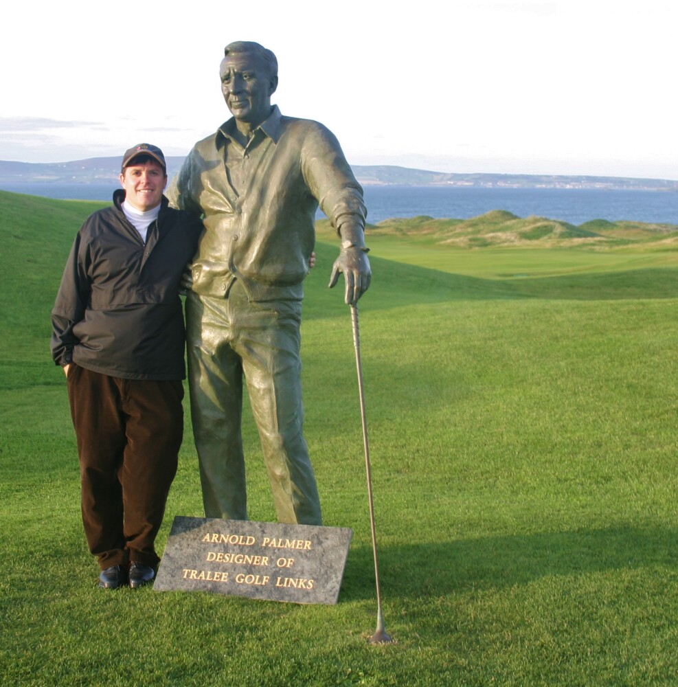 Tralee Golf Club - Arnold Palmer statue