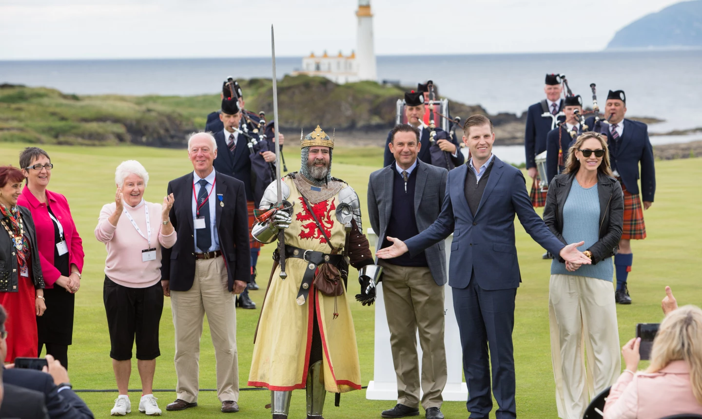 King Robert The Bruce course at Trump Turnberry Resort - grand opening 