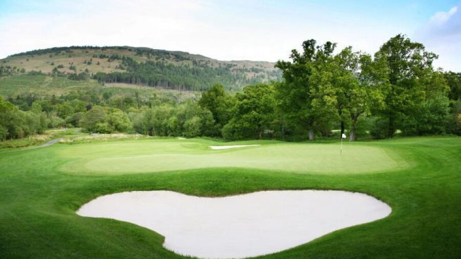Loch Lomond GC: 11th green