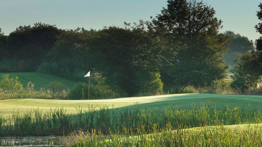 The 15th hole on the Prince Bishops