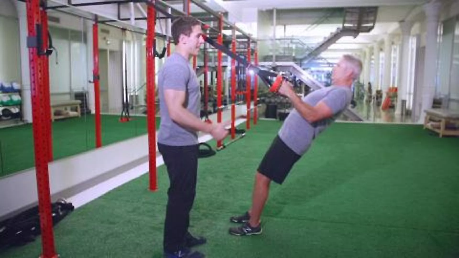 Advanced Work-out, Exercise 7 - Row Using Suspension Trainer