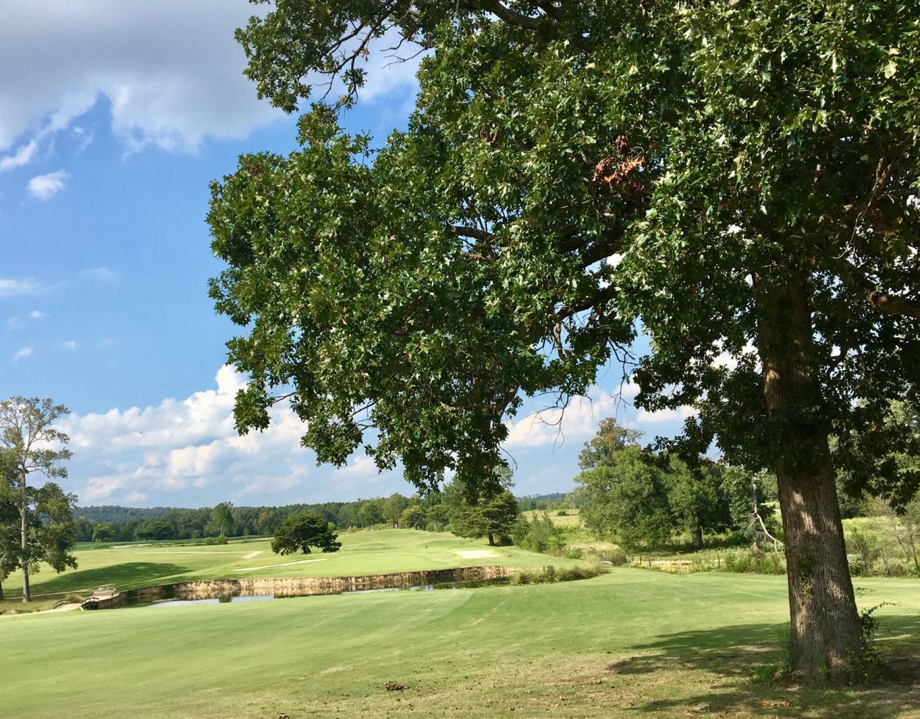 Par-4 sixth hole approach, Brook course (Photo submitted by BrandonWebb on 09/18/2017)