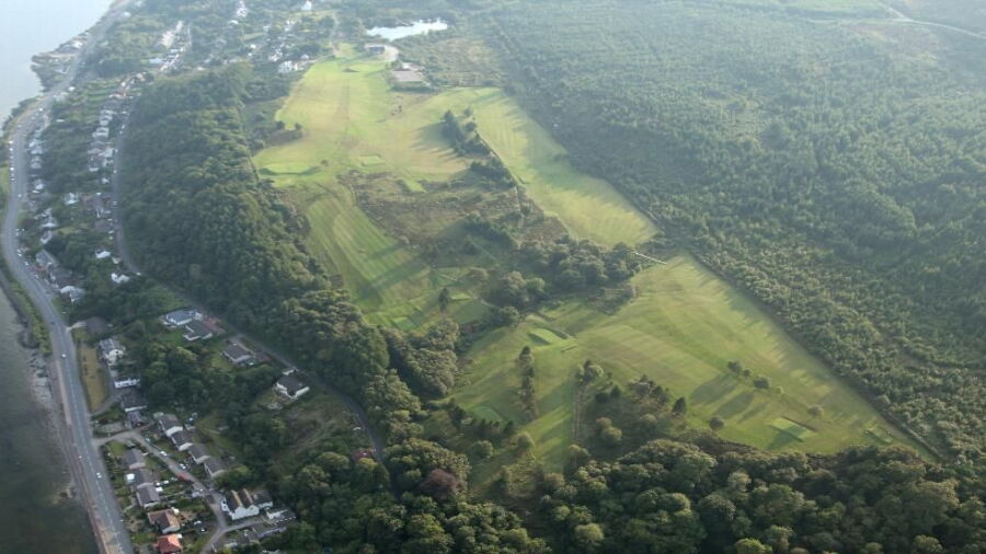 Innellan GC: Aerial view