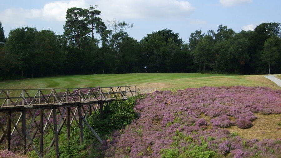 9th green at Addington
