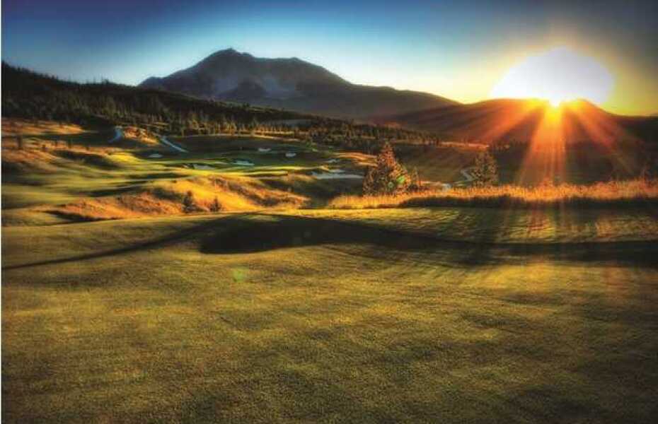 The Reserve At Moonlight Basin Golf Club in Big Sky, Montana, USA