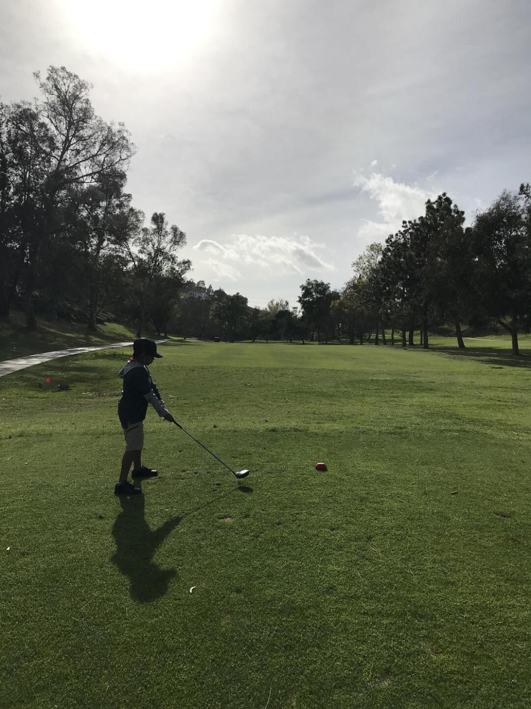 Beautiful day for golf! (Photo submitted by Edward1876943 on 02/13/2021)