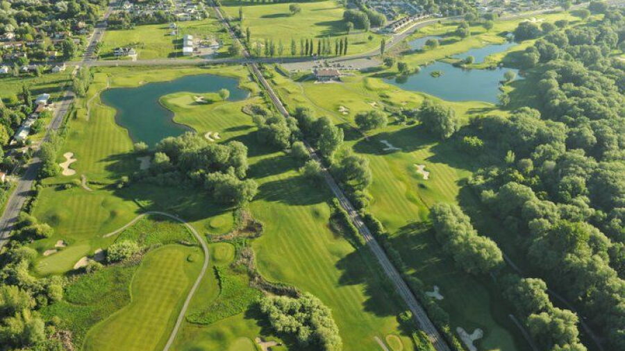 Logan River GC: aerial view