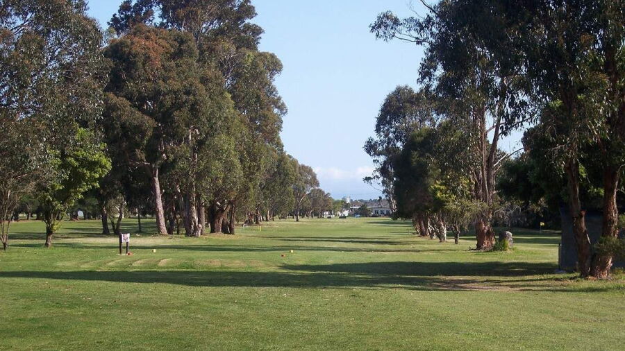 Welshpool Golf Club's 9th hole