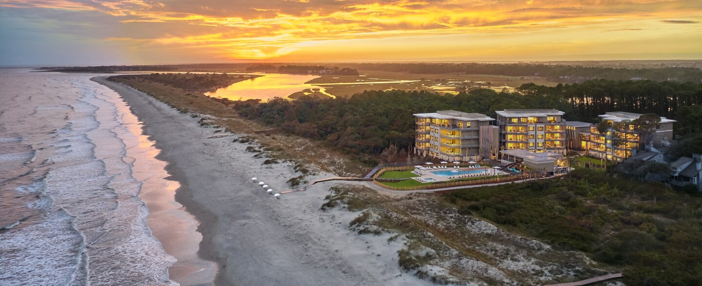 Timbers Kiawah resort property aerial