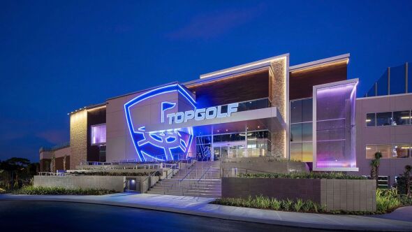 Topgolf Miami Gardens by night