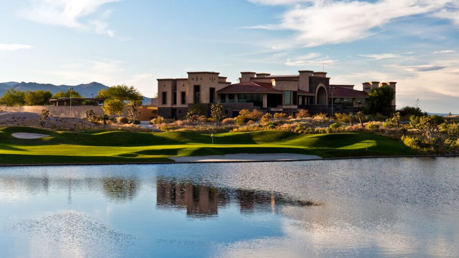 Paiute's Snow: 9th green